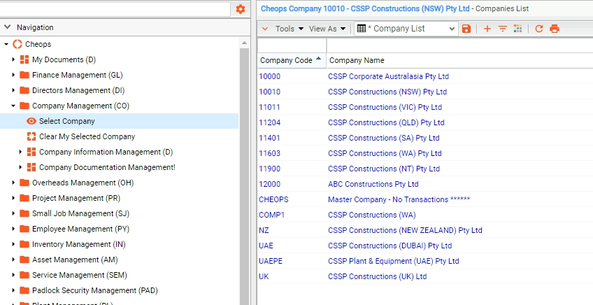 Multi Companies